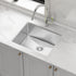 600x450mm Handmade 1.5mm 16 Gauge Stainless Steel Kitchen Laundry Sink with Waste