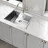 700x500mm Handmade 1.5mm 16 Gauge Stainless Steel Kitchen Laundry Sink with Waste
