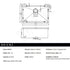 700x450mm Handmade 1.5mm 16 Gauge Gold Stainless Steel Kitchen Laundry Sink with Waste