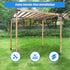 Roof Pergola Gazebo Shed Matte Black Steel Brackets DIY Kits