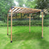 Roof Pergola Gazebo Shed Matte Black Steel Brackets DIY Kits