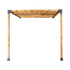 Roof Pergola Gazebo Shed Matte Black Steel Brackets DIY Kits