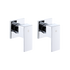 Bathroom Shower Bath Hot and Cold Square Mixer WATERMARK Certified in Chrome
