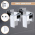 Bathroom Shower Bath Hot and Cold Square Mixer WATERMARK Certified in Chrome