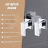 Bathroom Shower Bath Hot and Cold Square Mixer WATERMARK Certified in Chrome