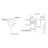 Bathroom Shower Bath Hot and Cold Square Mixer WATERMARK Certified in Chrome
