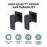 Bathroom Shower Bath Hot and Cold Square Mixer WATERMARK Certified in Black