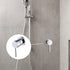 Single Round Shower Bath Mixer Tap Bathroom WATERMARK Approved
