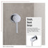Single Round Shower Bath Mixer Tap Bathroom WATERMARK Approved