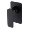 Single Square Shower Bath Mixer Tap Bathroom WATERMARK Approved in Black