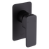 Single Square Shower Bath Mixer Tap Bathroom WATERMARK Approved in Black