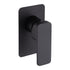 Single Square Shower Bath Mixer Tap Bathroom WATERMARK Approved in Black