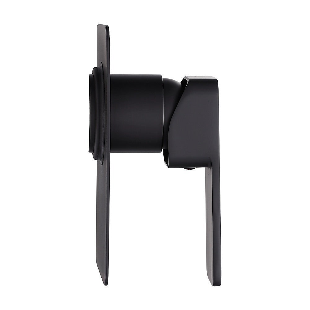 Single Square Shower Bath Mixer Tap Bathroom WATERMARK Approved in Black