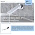 Bath In Wall Swivel Spout in Polished Chrome Finish