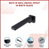 Bath In Wall Swivel Spout in Matte Black