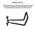 Garage Slatwall Retail Store Display Wall Mount Storage Deep Loop Hooks