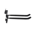 Garage Slatwall Retail Store Display Wall Mount Storage Double Hooks