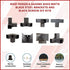 Roof Pergola Gazebo Shed Matte Black Steel Brackets and Black Screen DIY Kits