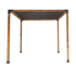 Roof Pergola Gazebo Shed Matte Black Steel Brackets and Black Screen DIY Kits