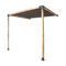 Roof Pergola Gazebo Shed Matte Black Steel Brackets and Black Screen DIY Kits
