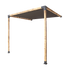 Roof Pergola Gazebo Shed Matte Black Steel Brackets and Black Screen DIY Kits