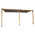 Roof Pergola Gazebo Shed Matte Black Steel Brackets and Black Screens DIY Kits