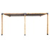 Roof Pergola Gazebo Shed Matte Black Steel Brackets and Black Screens DIY Kits