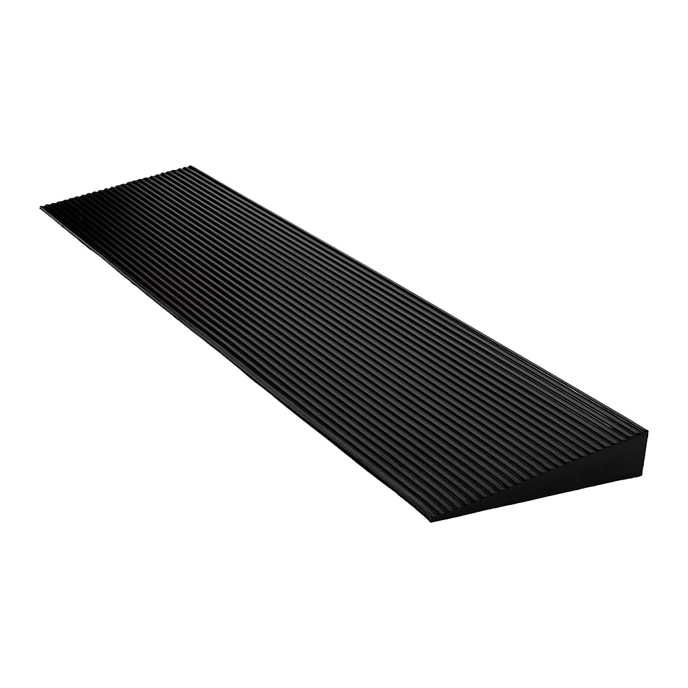 Cuttable Threshold Ramp Rubber Wheelchair Ramp Solid 4 cm Rise 90 cm Wide