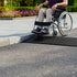 Cuttable Threshold Ramp Rubber Wheelchair Ramp Solid 4 cm Rise 90 cm Wide