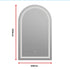Arched LED Wall Mirror Bathroom Mirrors Makeup Anti-fog 600mm x 1000mm
