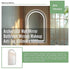 Arched LED Wall Mirror Bathroom Mirrors Makeup Anti-fog 600mm x 1000mm