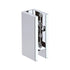 100cm Frameless Glass Bath Screen with Stainless Steel Brackets - Chrome