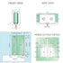 100cm Frameless Glass Bath Screen with Stainless Steel Brackets - Chrome