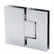 120cm Frameless Glass Bath Screen – Stainless Steel Wall U-Brackets in Chrome