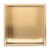 336 x 336 x 101mm Shower Niche Single Shelf Organizer No Tile Needed in Gold