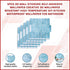5pcs 3D Wall Stickers Self-adhesive Wallpaper Resistant High Temperature