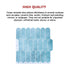 5pcs 3D Wall Stickers Self-adhesive Wallpaper Resistant High Temperature