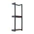 Stylish Bathroom Towel Storage Rack with Wooden Shelves