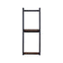 Stylish Bathroom Towel Storage Rack with Wooden Shelves