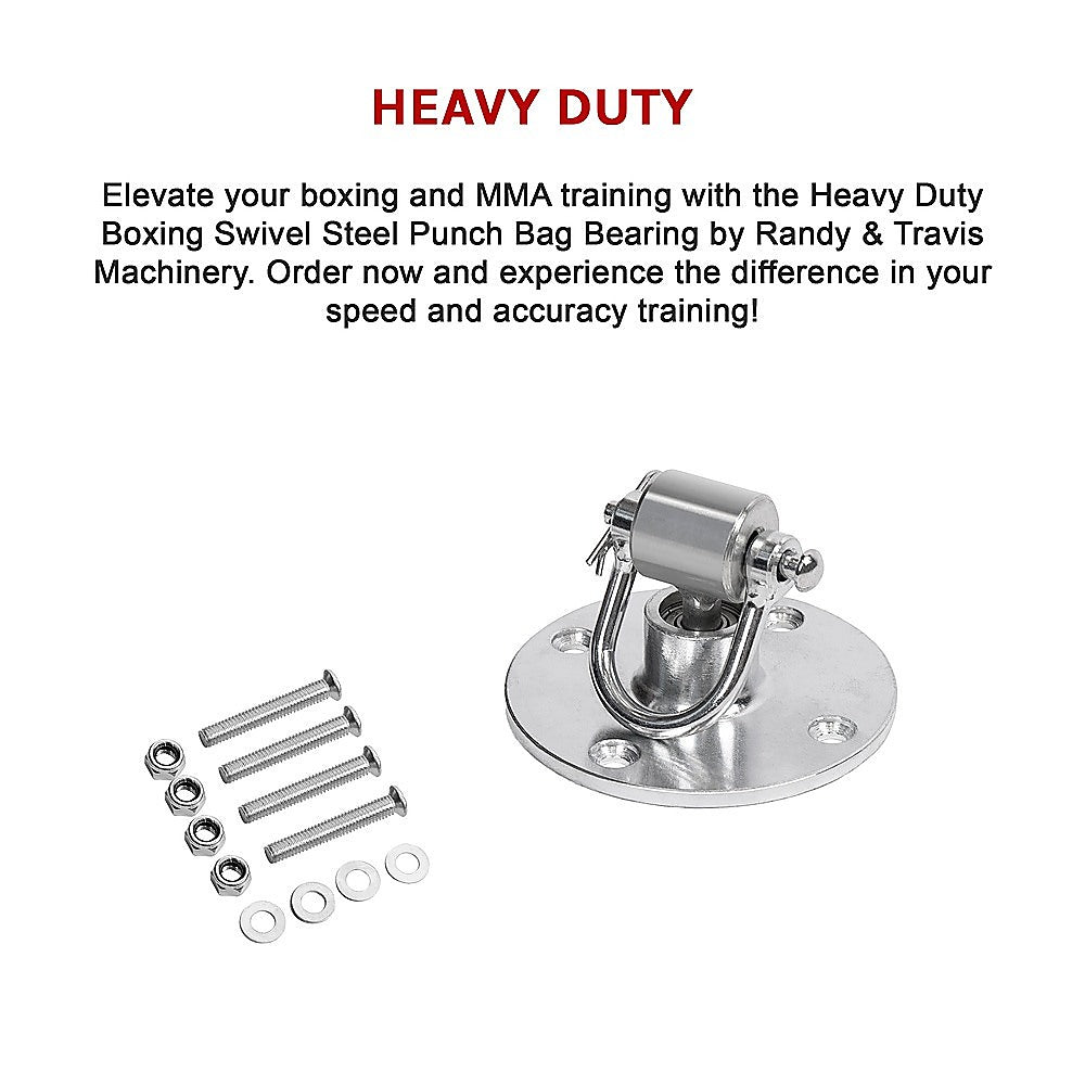 Heavy Duty Boxing Swivel Steel Punch Bag Bearing MMA Speed
