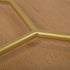 Commercial Clothing Garment Rack Retail Shop in Gold
