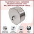 Toilet Paper Towel Dispenser Brushed Stainless Steel Wall-Mounted Bathroom Tissue