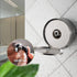 Toilet Paper Towel Dispenser Brushed Stainless Steel Wall-Mounted Bathroom Tissue
