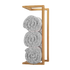 Wall Towel Rack for Rolled Towels Bathroom Storage
