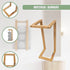 Wall Towel Rack for Rolled Towels Bathroom Storage