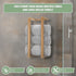 Wall Towel Rack for Rolled Towels Bathroom Storage