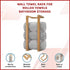 Wall Towel Rack for Rolled Towels Bathroom Storage