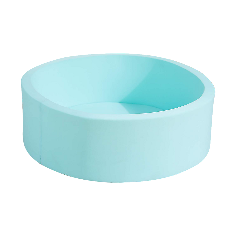 Round Ball Pit Playpen Enclosure – Safe Blue Play Area for Babies and Toddlers, Indoor or Outdoor