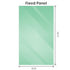 80x210cm Single Shower Glass Screen with White Wall & Floor F Brackets