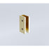 100x210cm Glass Shower Screen with Gold Wall & Floor U Brackets